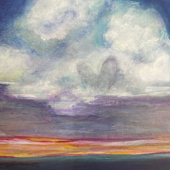 Serene Ocean Sunset Canvas Art - Picture 3 of 4